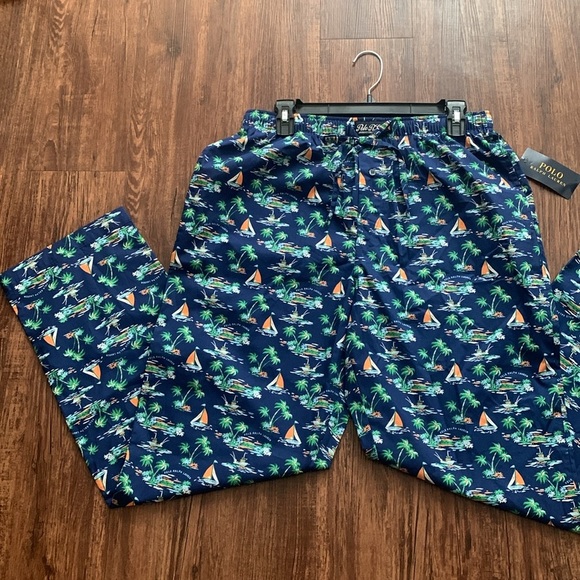 Polo Ralph Lauren Cotton Pajama Pant Men’s XL NWT - Picture 2 of 13